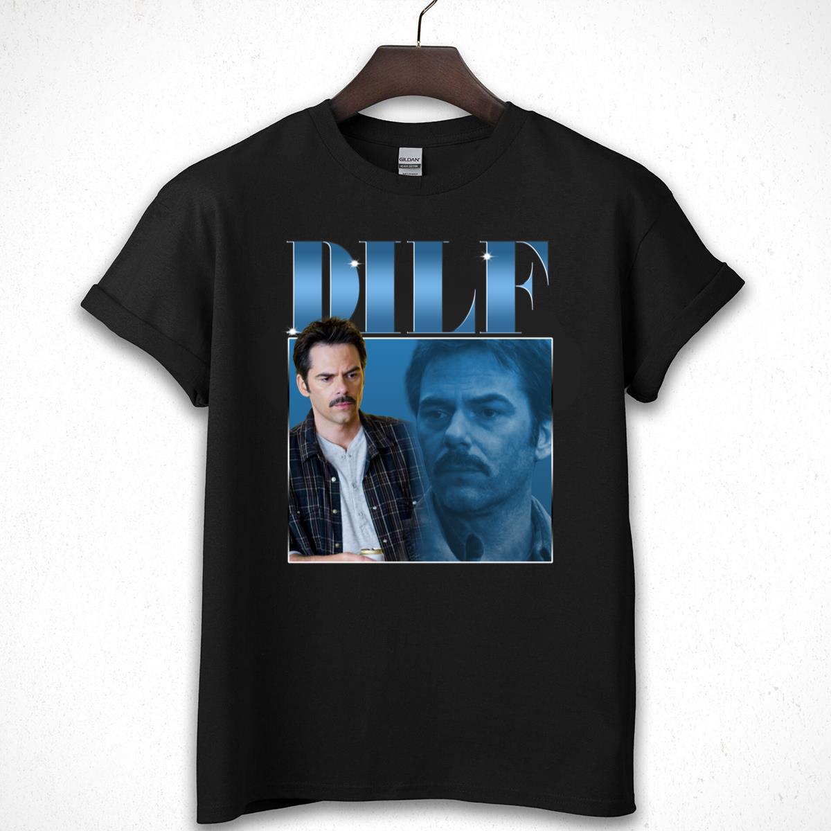 Twilight Saga Charlie Swan DILF Vintage 2000s Fan Retro Black Unisex T-Shirt