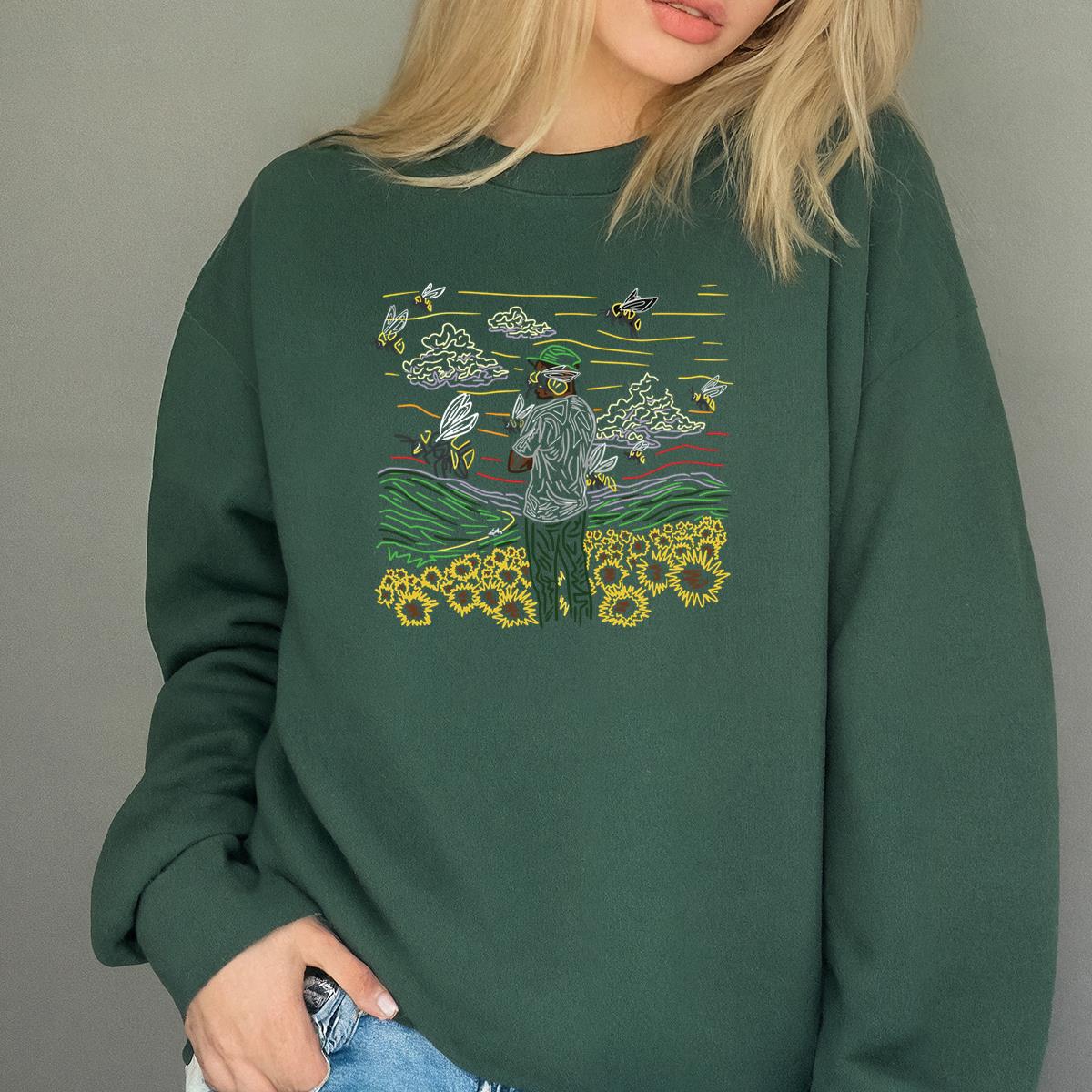 Tyler The Creator Flower Boy Vintage 2010s Hip Hop Artist Official Fan Black Unisex T-Shirt