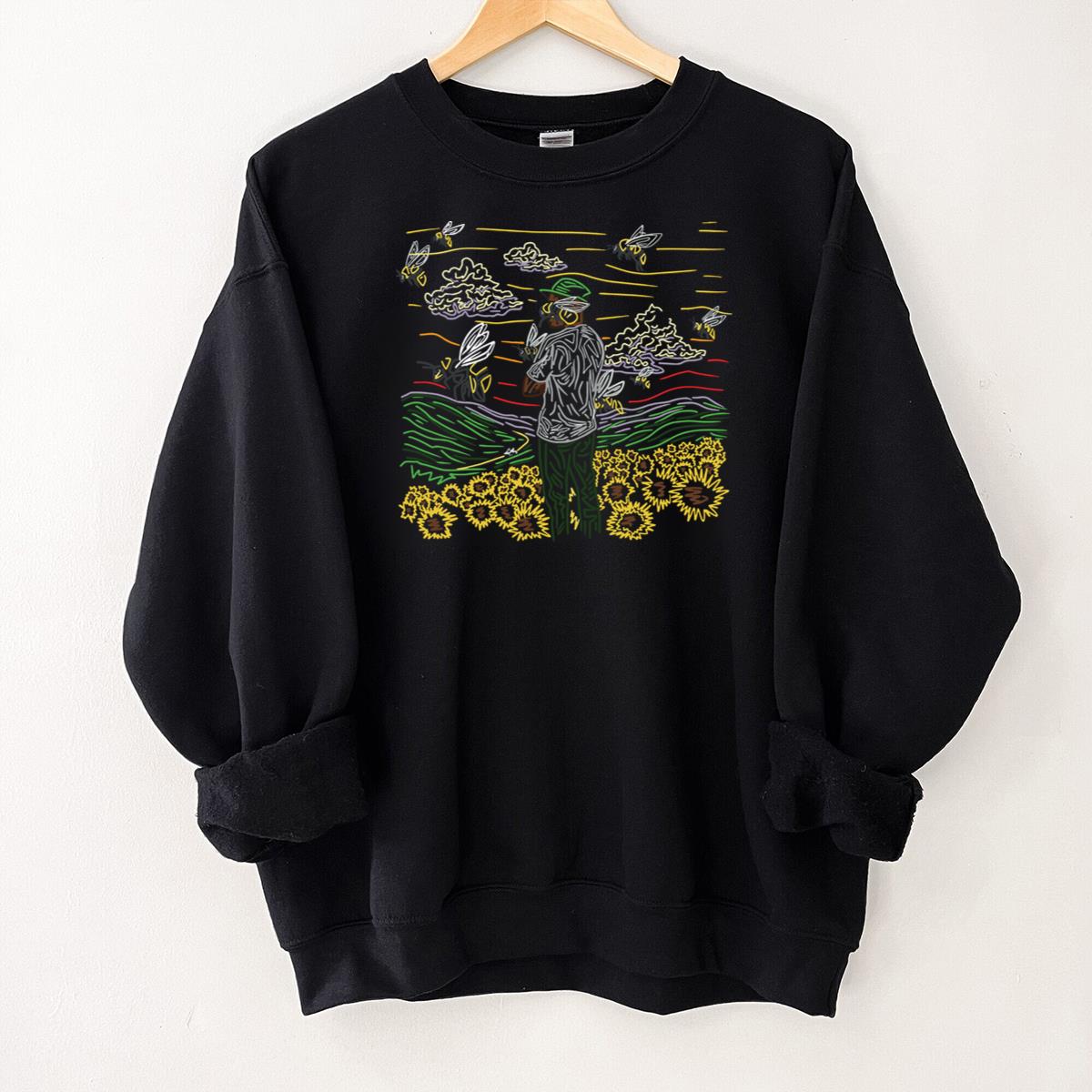 Tyler The Creator Flower Boy Vintage 2010s Hip Hop Artist Official Fan Black Unisex T-Shirt