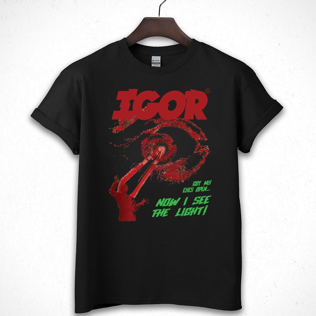 Tyler the Creator IGOR Album Official Fan Now I See The Light Design White Crewneck Short Sleeve Unisex T-Shirt