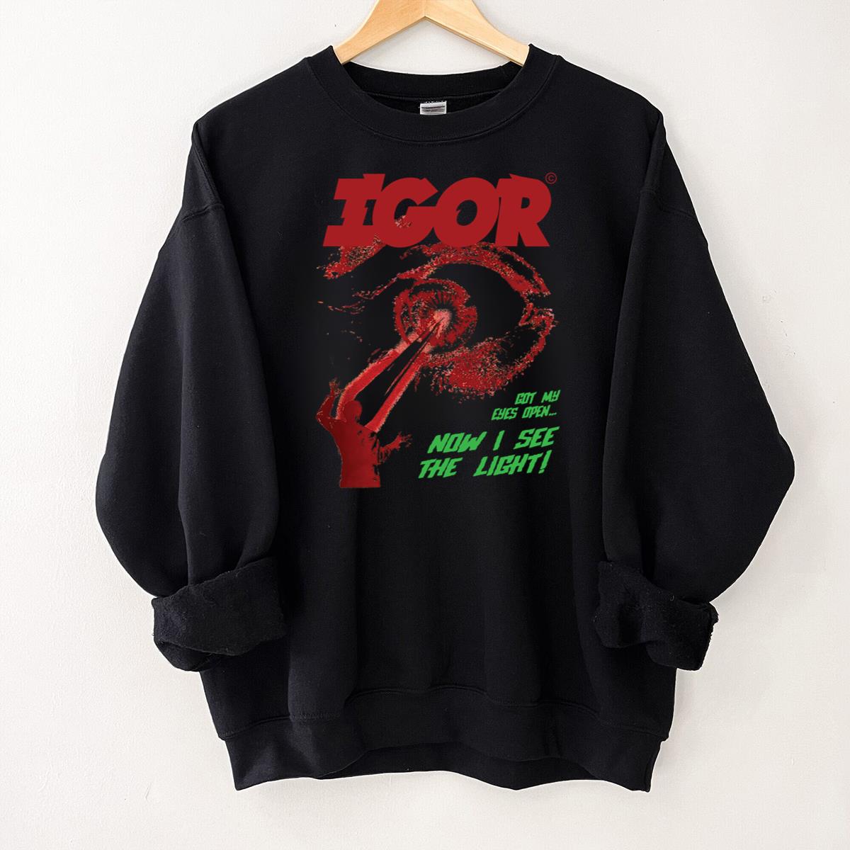 Tyler the Creator IGOR Album Official Fan Now I See The Light Design White Crewneck Short Sleeve Unisex T-Shirt