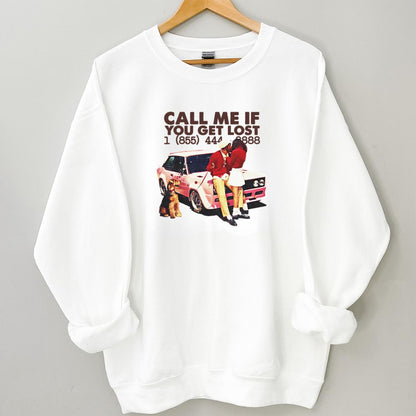 Tyler the Creator Retro 90s Inspired Vintage Call Me If You Get Lost Graphic Unisex T-Shirt