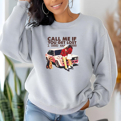 Tyler the Creator Retro 90s Inspired Vintage Call Me If You Get Lost Graphic Unisex T-Shirt