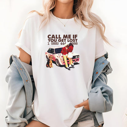Tyler the Creator Retro 90s Inspired Vintage Call Me If You Get Lost Graphic Unisex T-Shirt