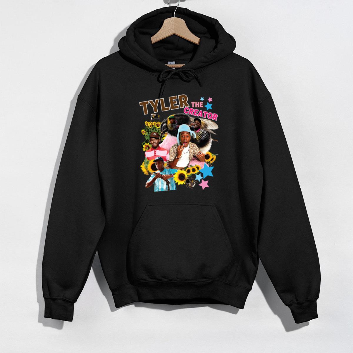 Tyler, the Creator Vintage 2010s Hip Hop Artist Official Fan Black Unisex T-Shirt 