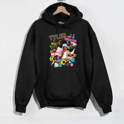 Tyler, the Creator Vintage 2010s Hip Hop Artist Official Fan Black Unisex T-Shirt 