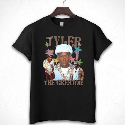 Tyler, The Creator Vintage 90s Rap Music Fans Bootleg Black Unisex T-Shirt 
