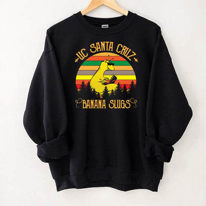 UC Santa Cruz Banana Slugs Vintage 90s College Sports Fan Retro Green Unisex T-Shirt