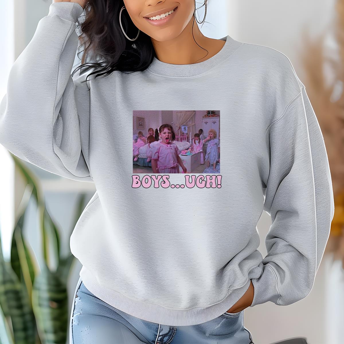 Ugh Boys Crewneck Sweatshirt and Hoodie Vintage 90s Retro Streetwear Unisex Sweatshirt