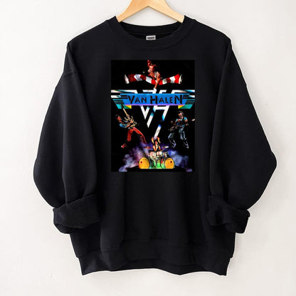 Van Halen Vintage 80s II Tour Official Fan Retro Black Unisex T-Shirt