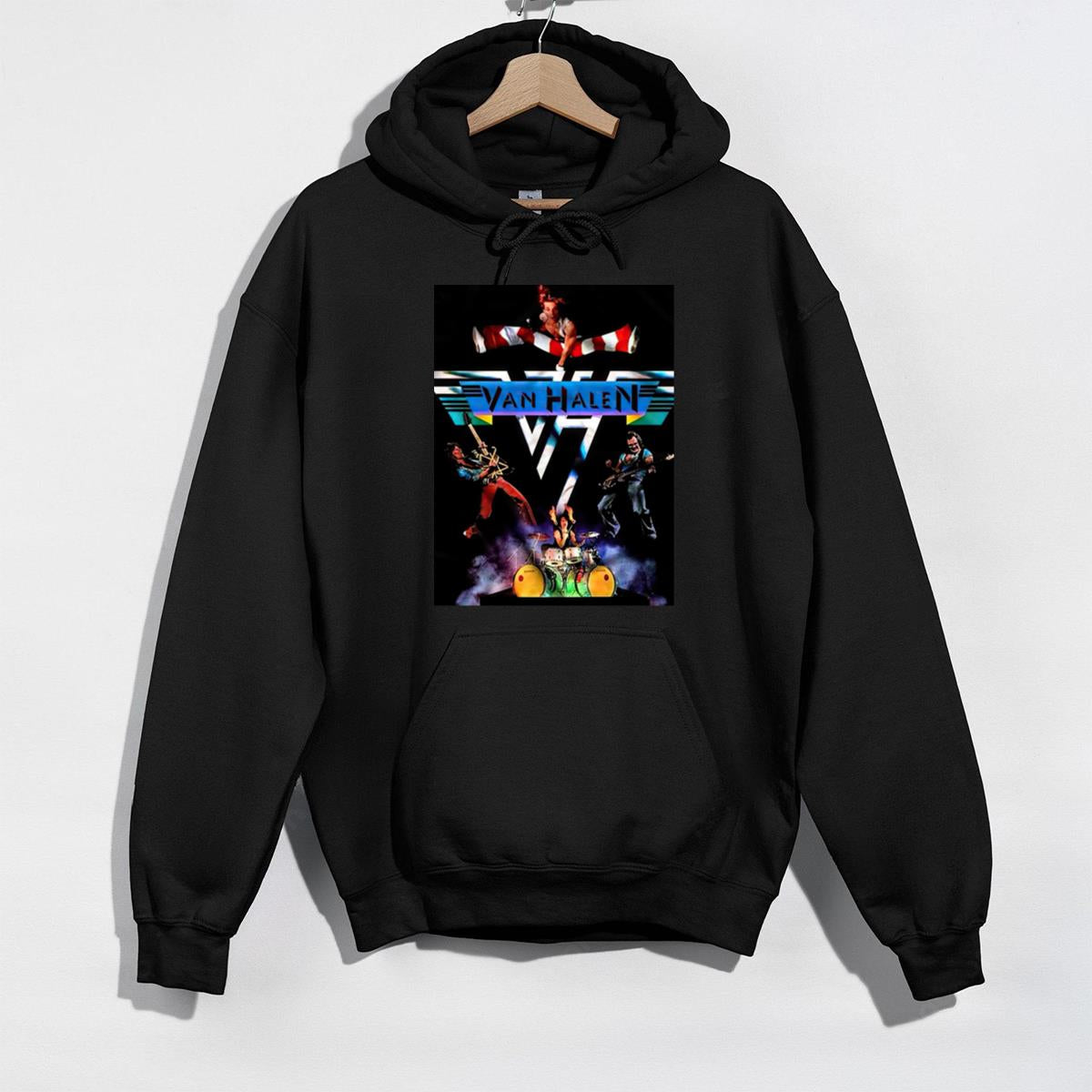 Van Halen Vintage 80s II Tour Official Fan Retro Black Unisex T-Shirt