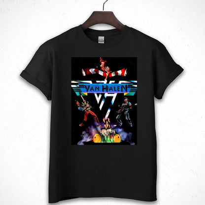 Van Halen Vintage 80s II Tour Official Fan Retro Black Unisex T-Shirt