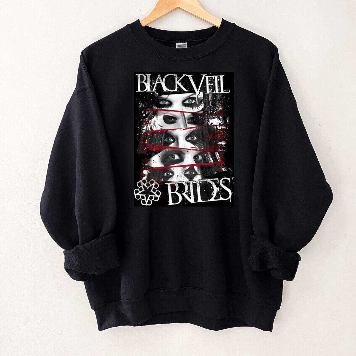 Veil Brides Vintage 2000s Rock Band Collector Black Unisex T-Shirt