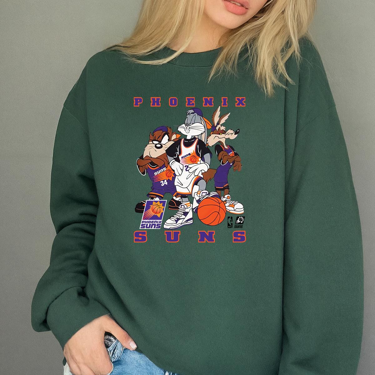 Vintage 90s Phoenix Suns Looney Tunes Collector Edition White Unisex T-Shirt