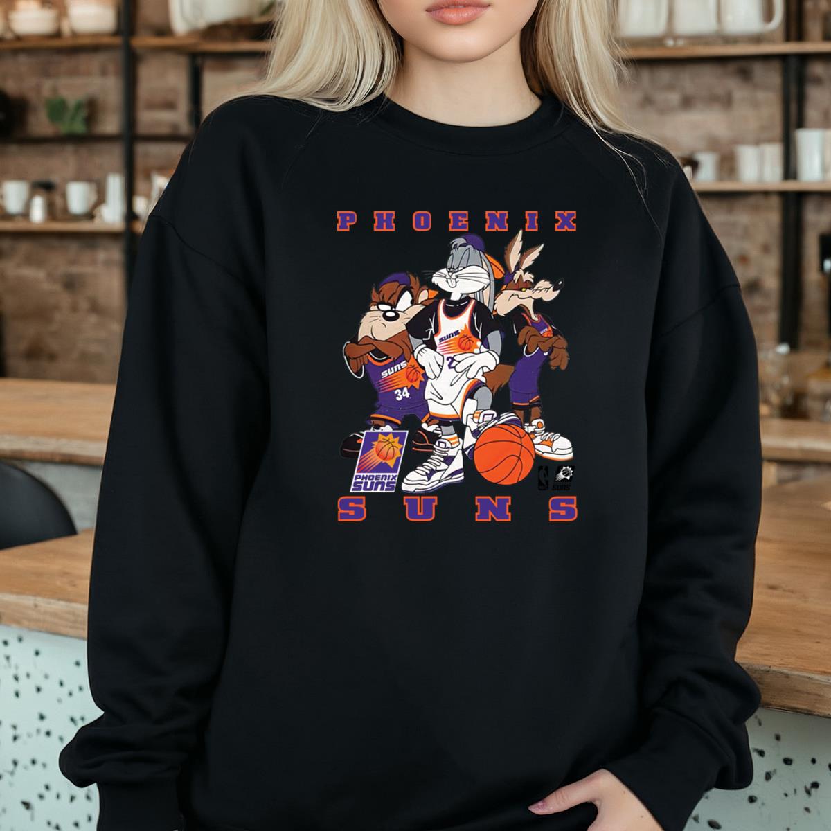 Vintage 90s Phoenix Suns Looney Tunes Collector Edition White Unisex T-Shirt