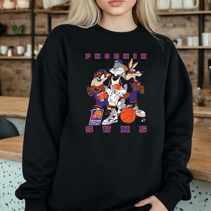 Vintage 90s Phoenix Suns Looney Tunes Collector Edition White Unisex T-Shirt