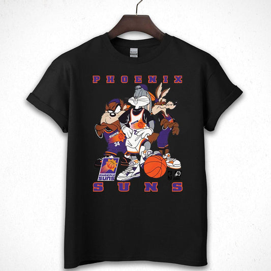 Vintage 90s Phoenix Suns Looney Tunes Collector Edition White Unisex T-Shirt