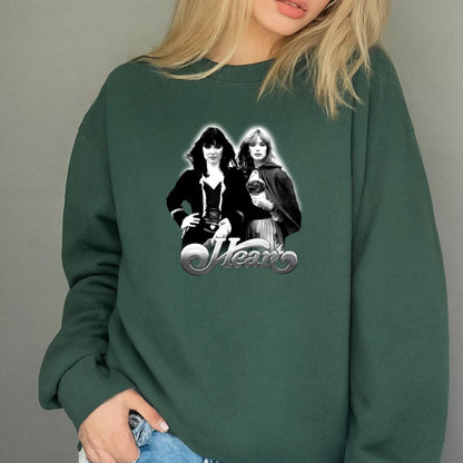 Vintage Styles Heart Band Official Fan Retro 70s Black Unisex T-Shirt