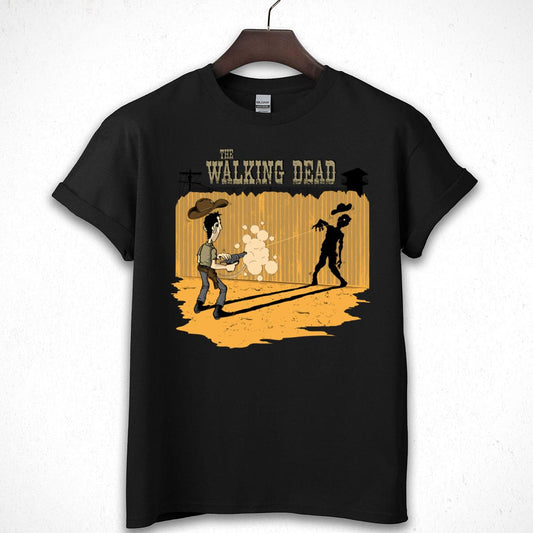 Walking Dead Cowboy vs Zombie Graphic T-Shirt 