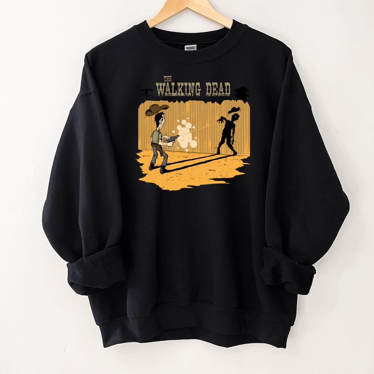 Walking Dead Cowboy vs Zombie Graphic T-Shirt 