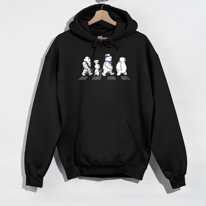 Walking Mascot Characters Crossing Graphic T-Shirt 