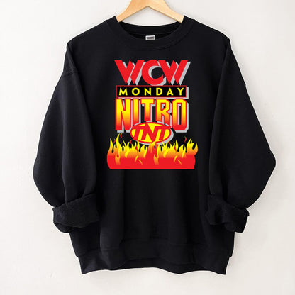 WCW Monday Nitro Classic Wrestling Vintage Retro Fan Black Unisex T-Shirt