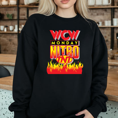 WCW Monday Nitro Classic Wrestling Vintage Retro Fan Black Unisex T-Shirt