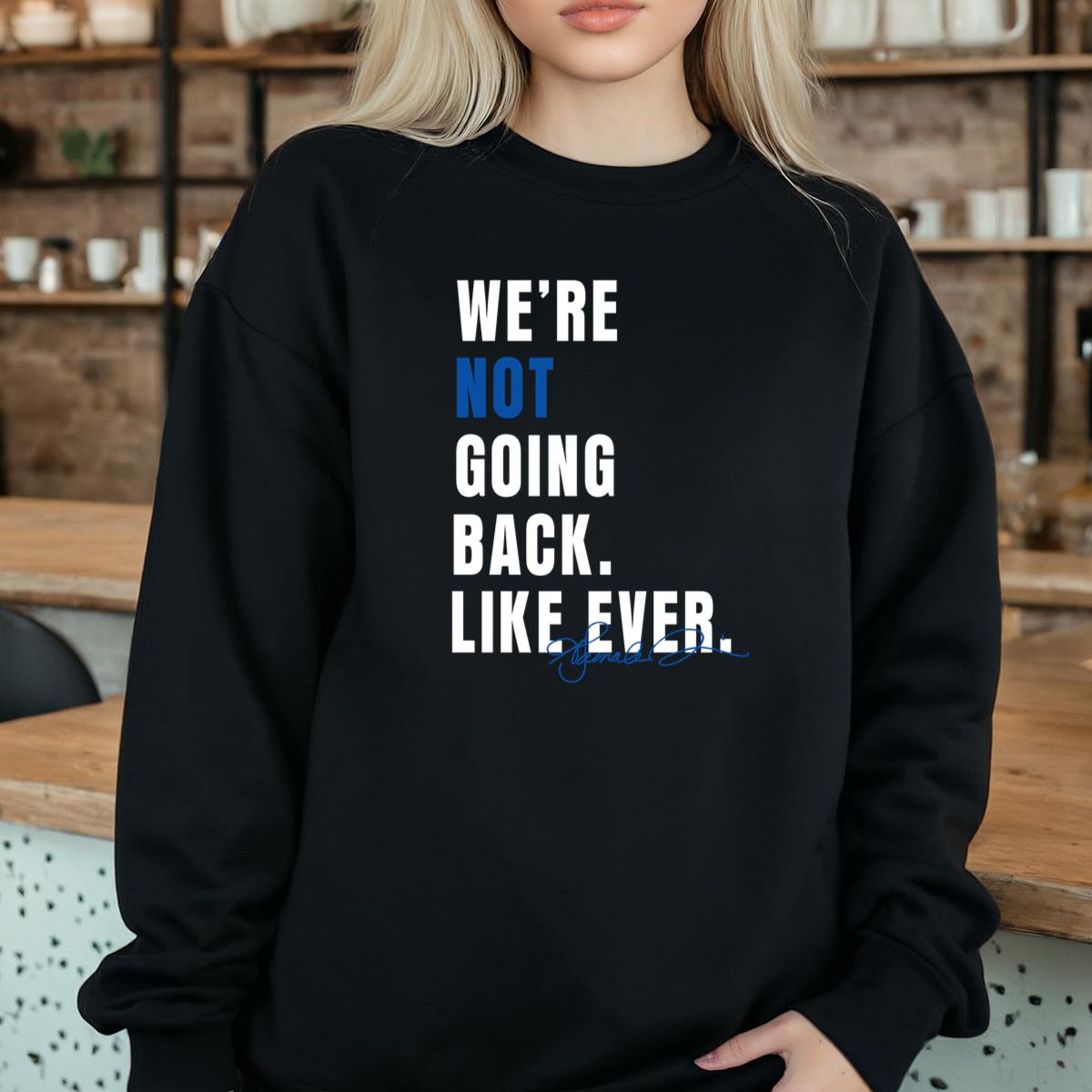 We Are Not Going Back Like Ever Vintage 2020s Protest Activist Unisex T-Shirt