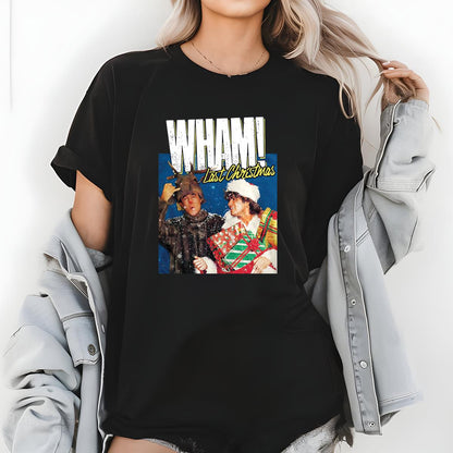 Wham! Vintage 80s Last Christmas Collector Heather Red Unisex T-Shirt