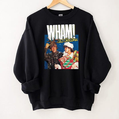 Wham! Vintage 80s Last Christmas Collector Heather Red Unisex T-Shirt