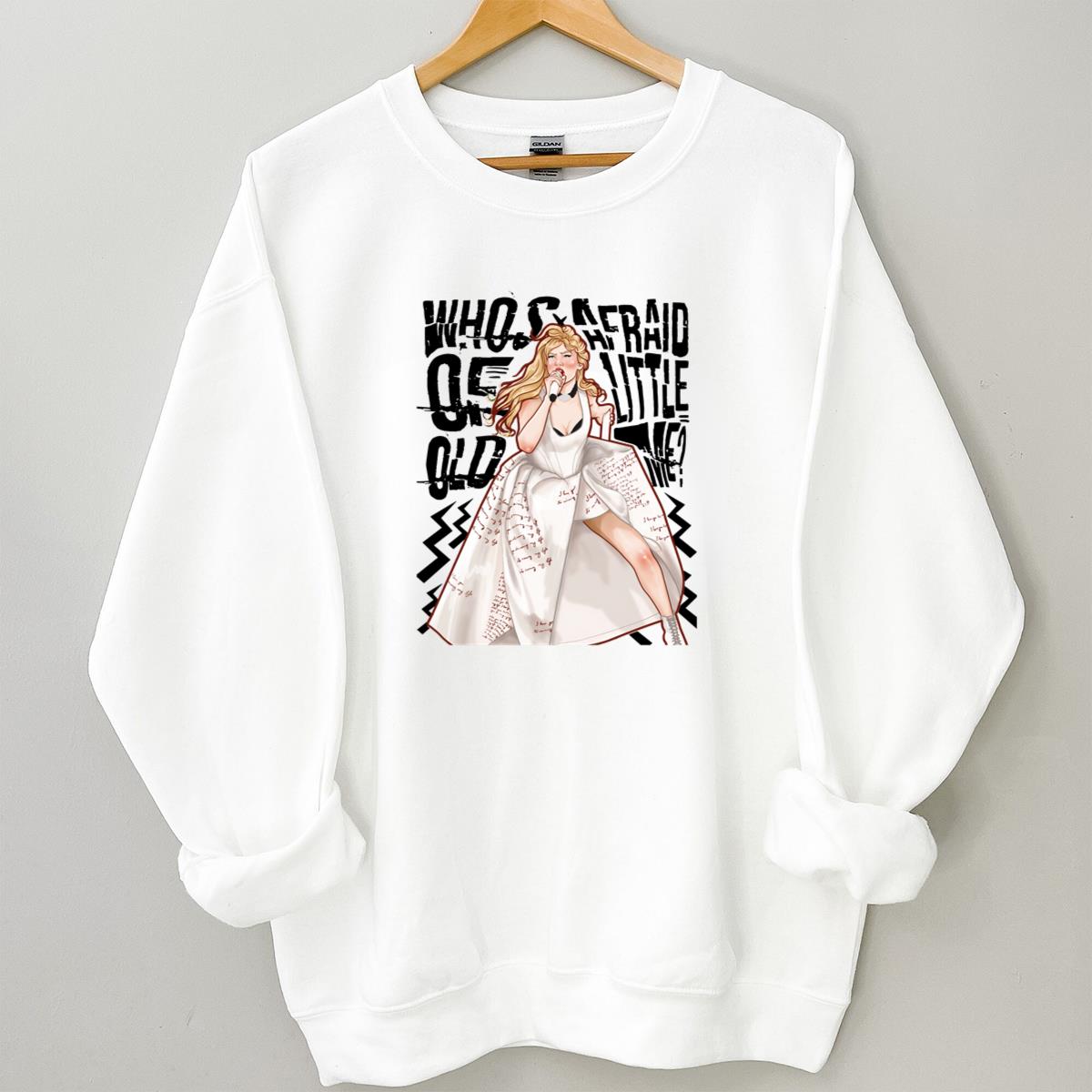 Who Afraid Vintage 80s Rock Band Fan Crewneck Sweatshirt Unisex