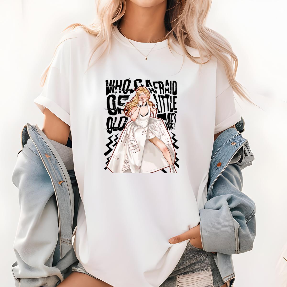 Who Afraid Vintage 80s Rock Band Fan Crewneck Sweatshirt Unisex