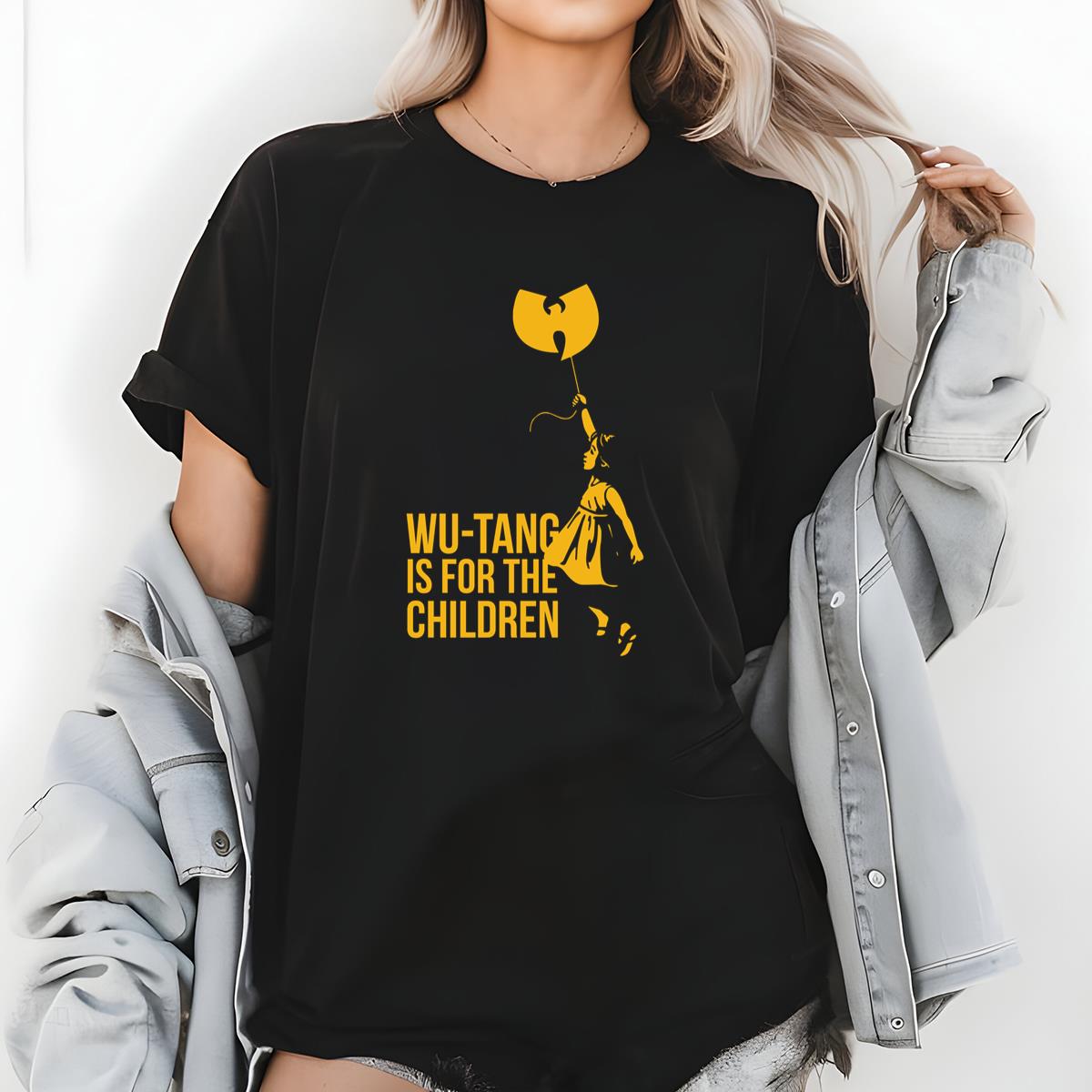 Wu-Tang Clan Retro 90s Hip Hop Vintage Fan Black Unisex T-Shirt