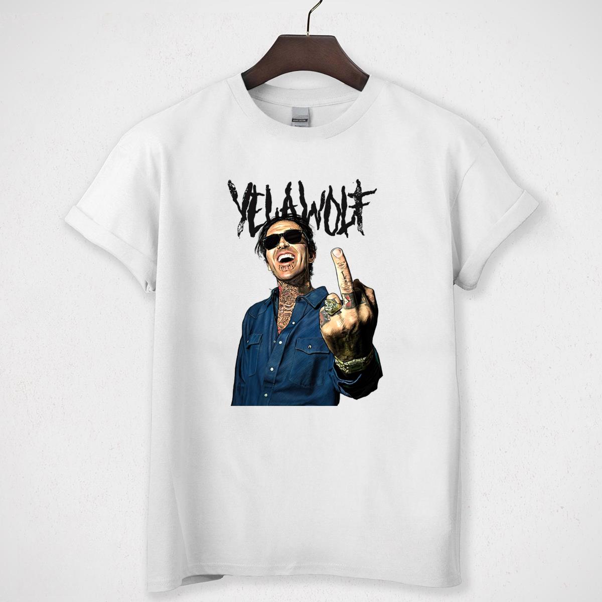 Yelawolf Slumerican Middle Finger Vintage 2010s Rap Artist Fan Unisex T-Shirt