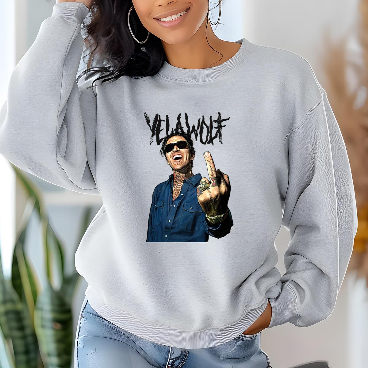 Yelawolf Slumerican Middle Finger Vintage 2010s Rap Artist Fan Unisex T-Shirt