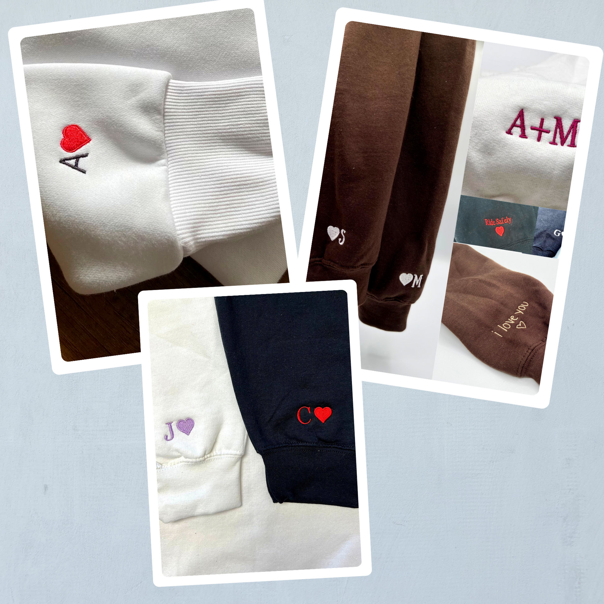 Soul Mate Matching Custom Embroidered Matching Hoodies For Couples - Perfect for Cozy Couples Gifts