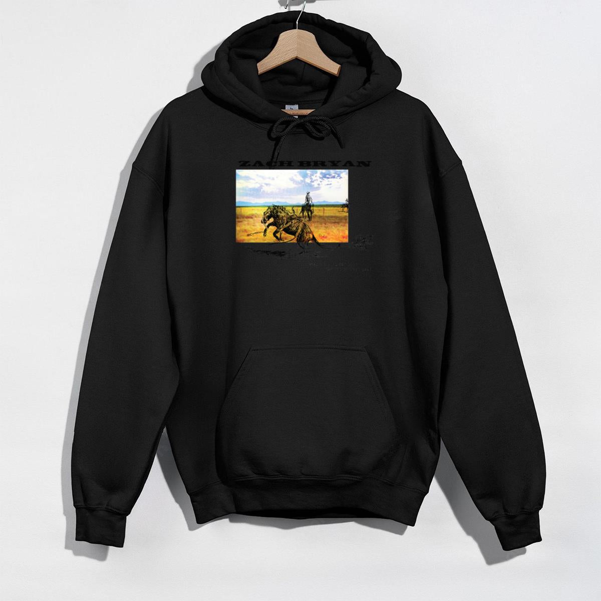 Zach Bryan Vintage Country Music Artist Official Fan Black Unisex T-Shirt