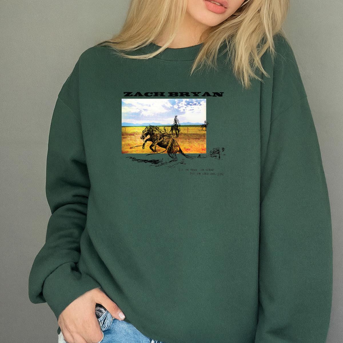 Zach Bryan Vintage Country Music Artist Official Fan Black Unisex T-Shirt